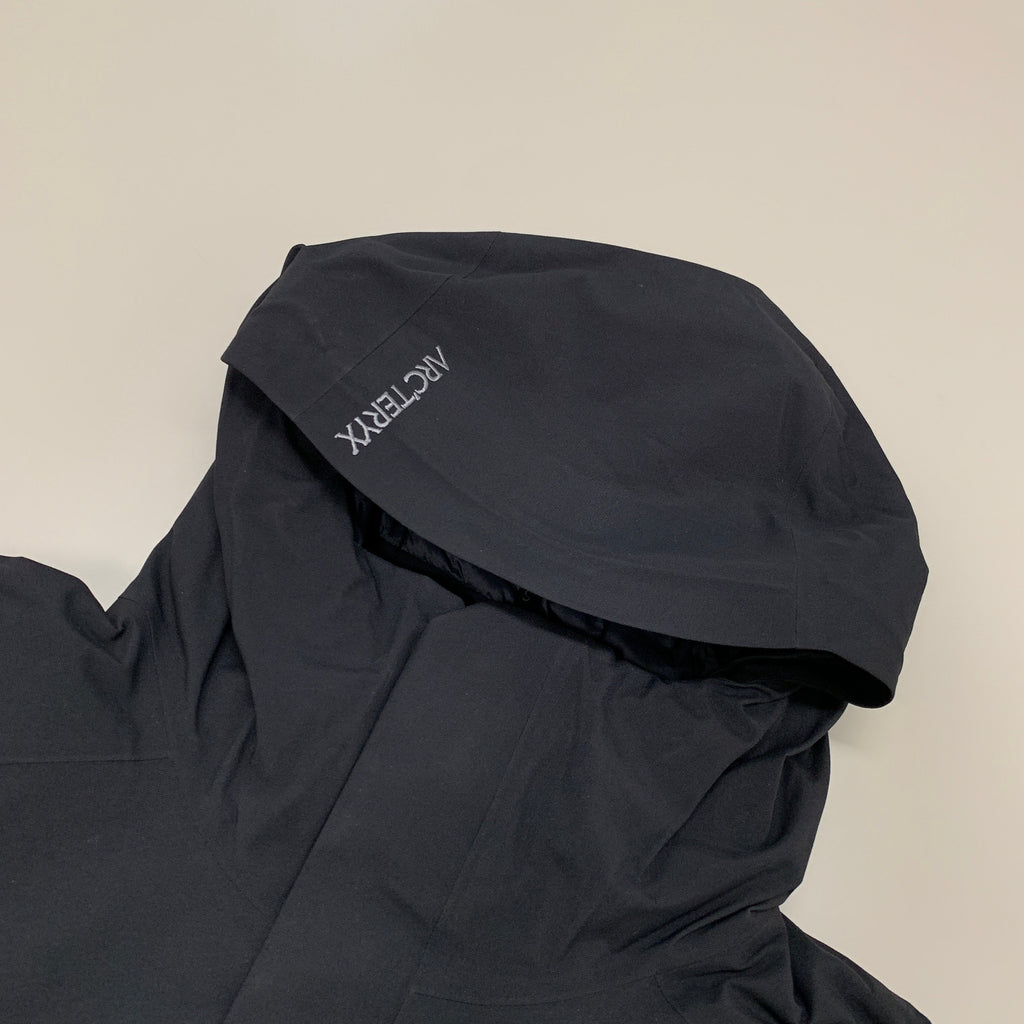 ARC’TERYX Goose Down GORE-TEX Long Patera Parka Coat Women's Sz L Black 29652