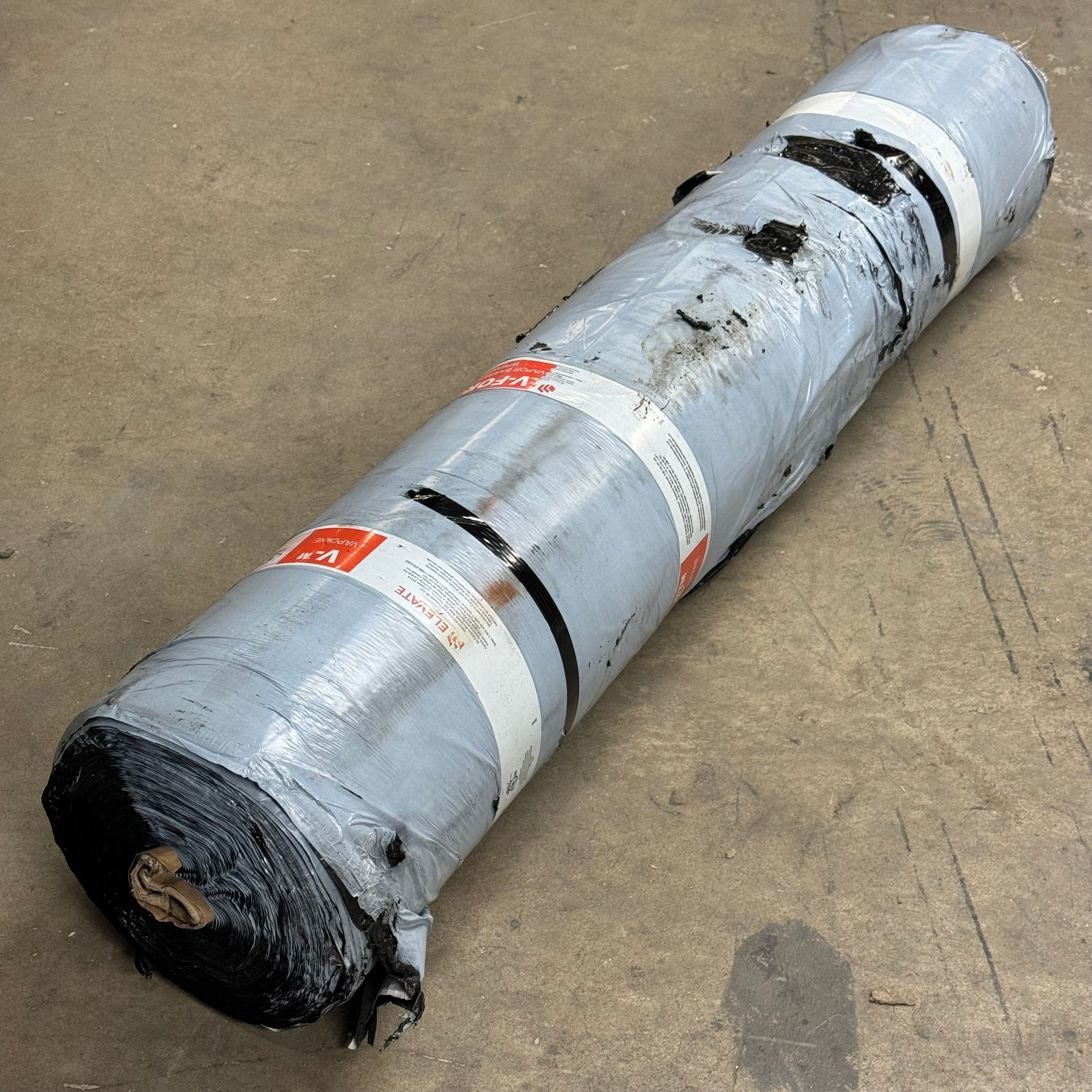 ELEVATE V-Force Vapor Barrier Membrane W56358900V25 133"Lx45”W Raincoat Material Black