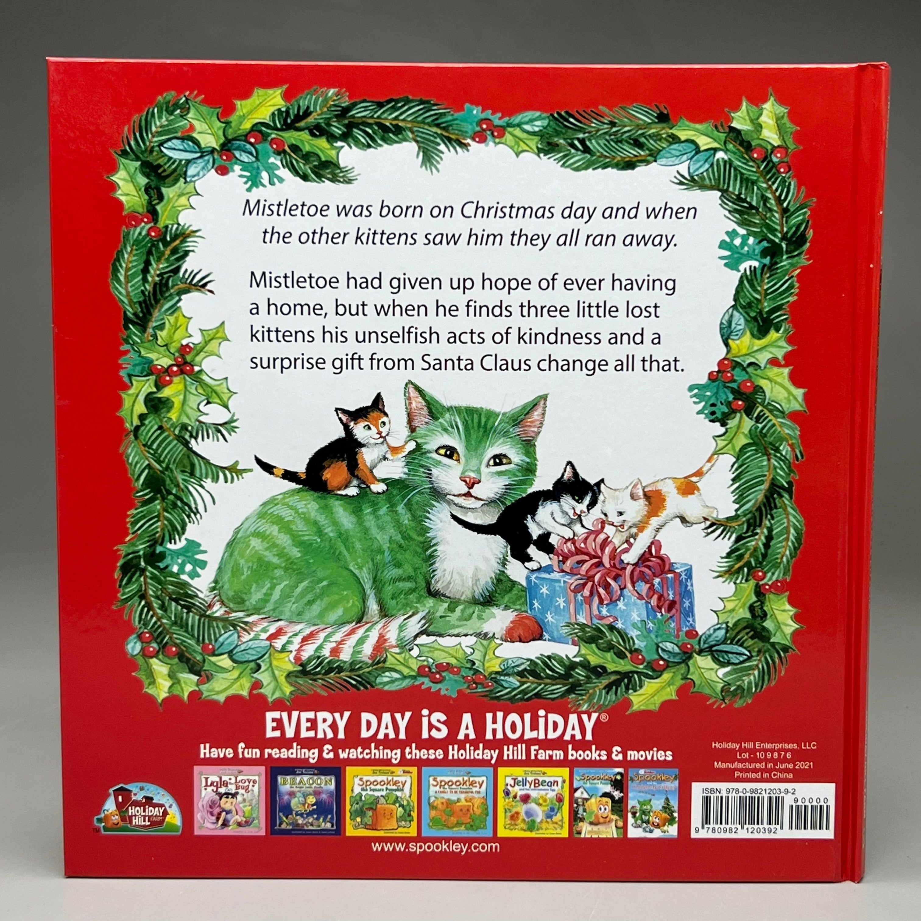 THE LEGEND OF MISTLETOE and THE CHRISTMAS KITTENS Hardcover Book