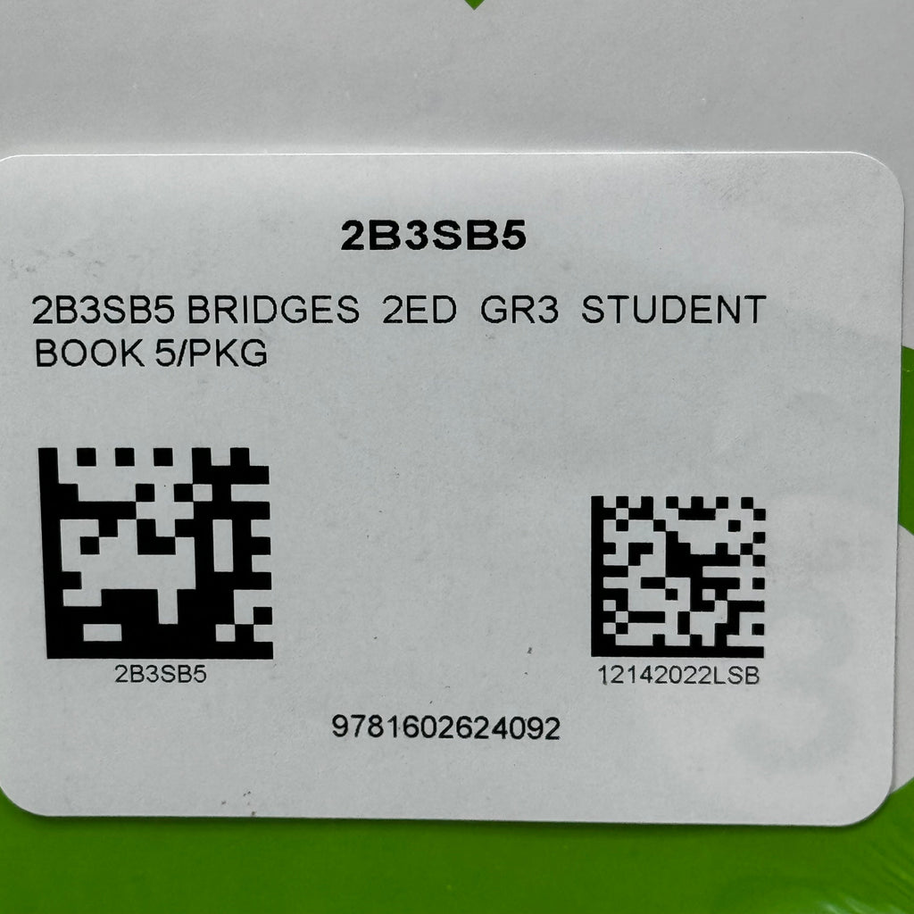 BRIDGES In Mathmatics (5 PACK) Second Edition Student Book Grade 3