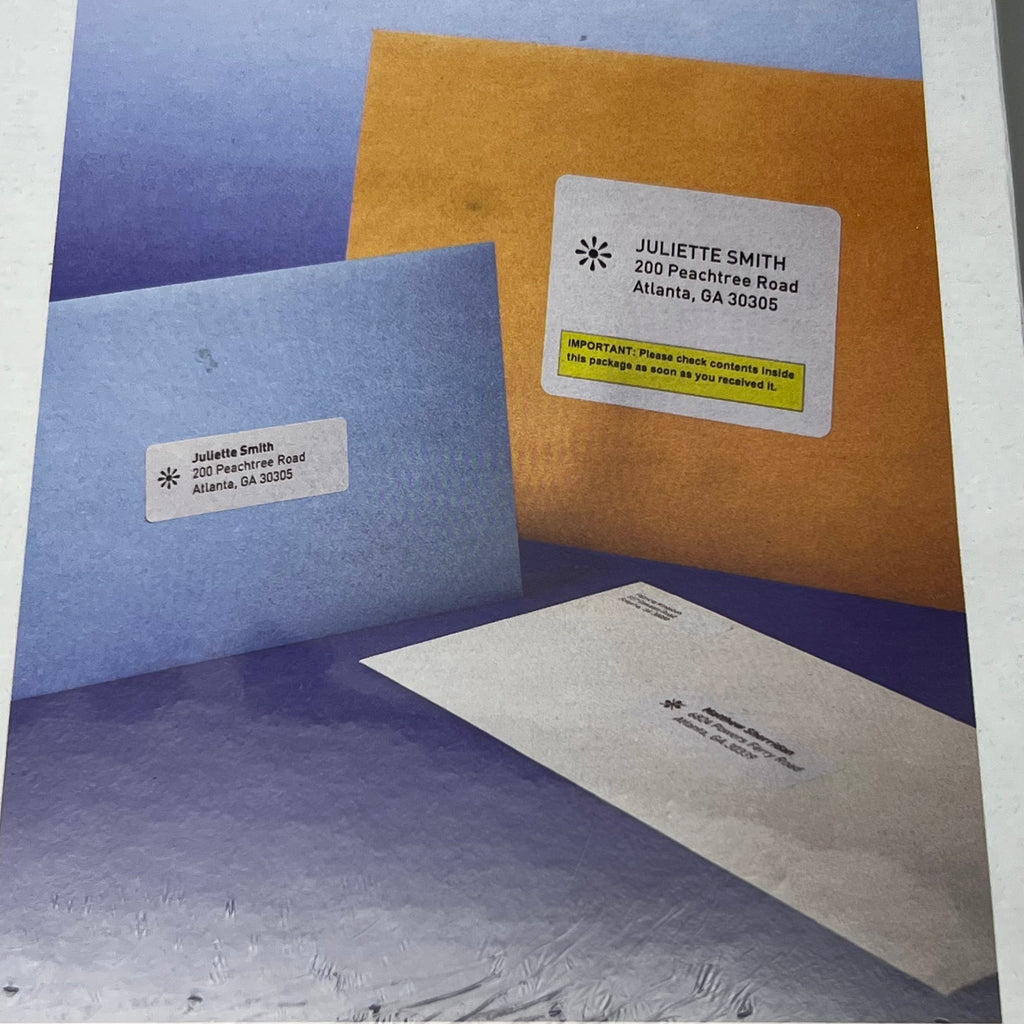 BUSINESS SOURCE (1400 Labels) Laser Ink Jet Mailing Labels 1-1/3"x 4 White 26114