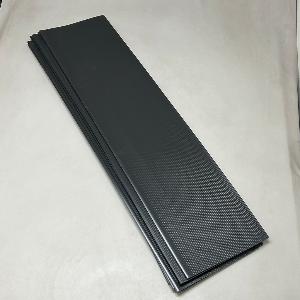 MANNINGTON COMM Burkebase Type TP Rubber Ramp Reducers 10 Pack 1/4"X12"X48" Charcoal 190-701 (New)