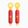 Rice paste complementary food spoon hole shaped children's tableware wholesale mother and baby products silicone grinding gum