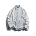 Two piece checkered long sleeved shirt for casual vacation men