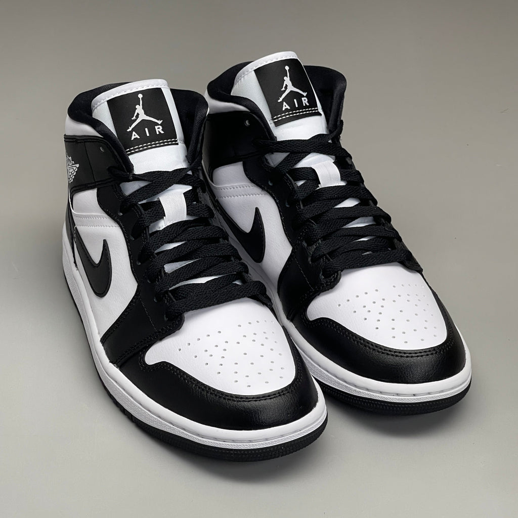 NIKE AIR JORDAN 1 Mid Panda Women's Sz 8.5 Black / White DV0991-101 (New)