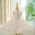 Champagne-colored High-end Piano-style Tutu Performance Outfit