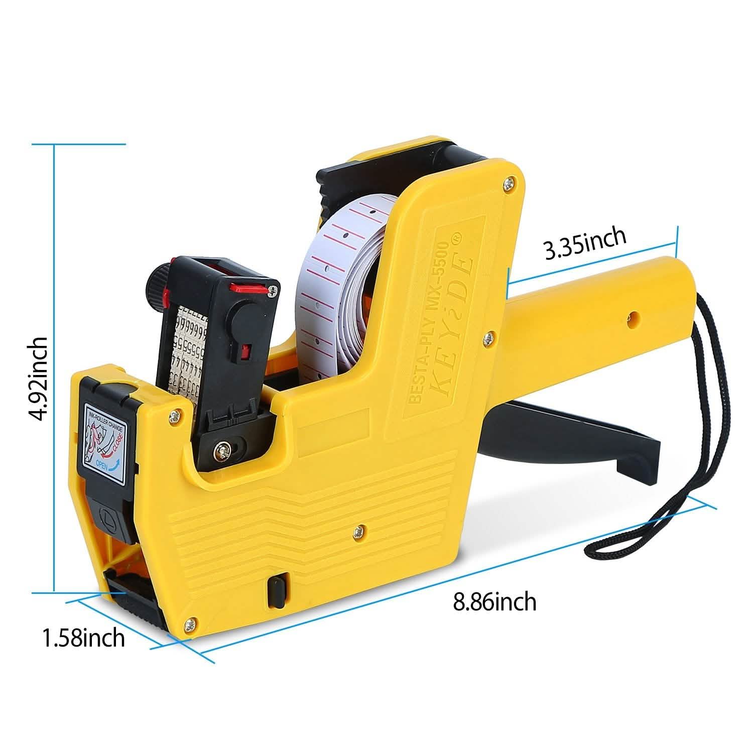 8 Digits Price Numerical Tag Gun