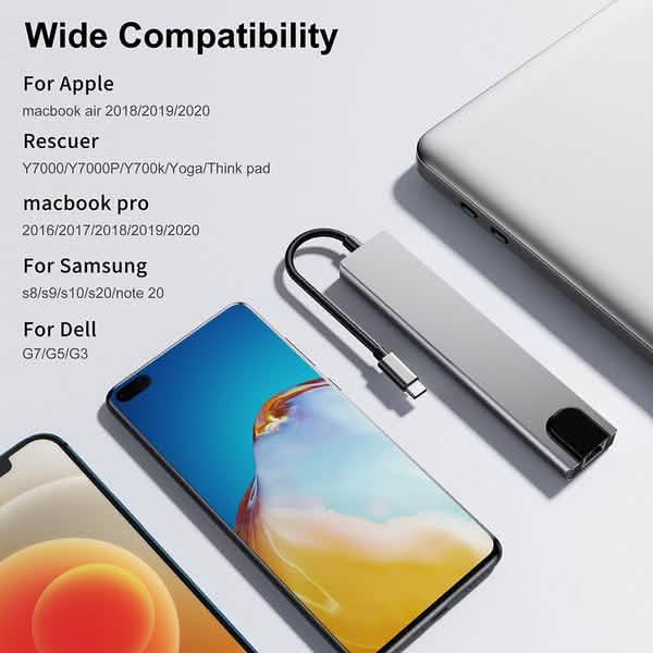 8-in-1 USB 3.0 Hub