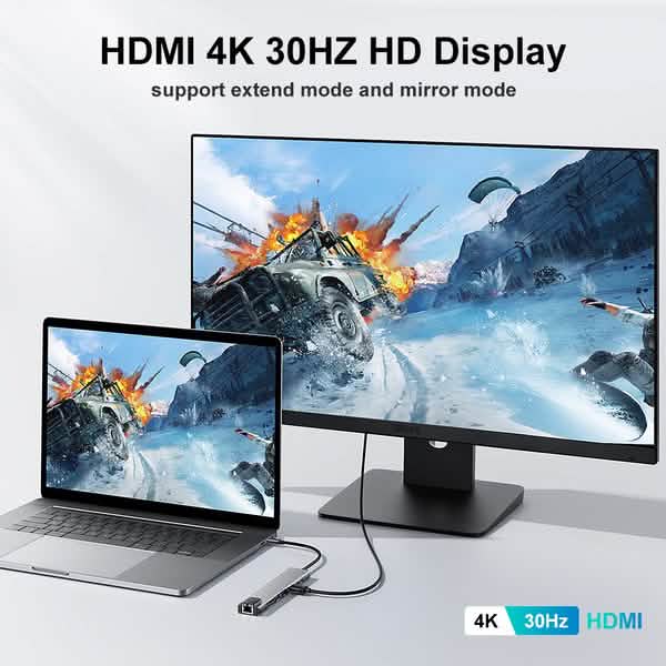 8-in-1 USB 3.0 Hub