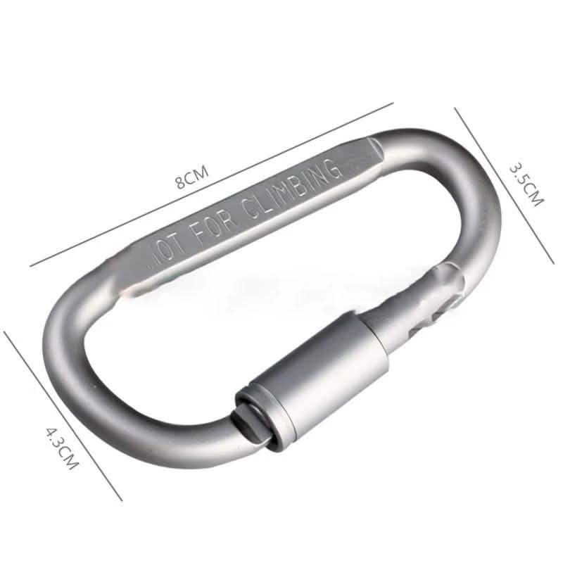 8-Pack: Aluminum Outdoor Carabiner