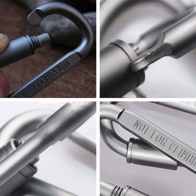 8-Pack: Aluminum Outdoor Carabiner