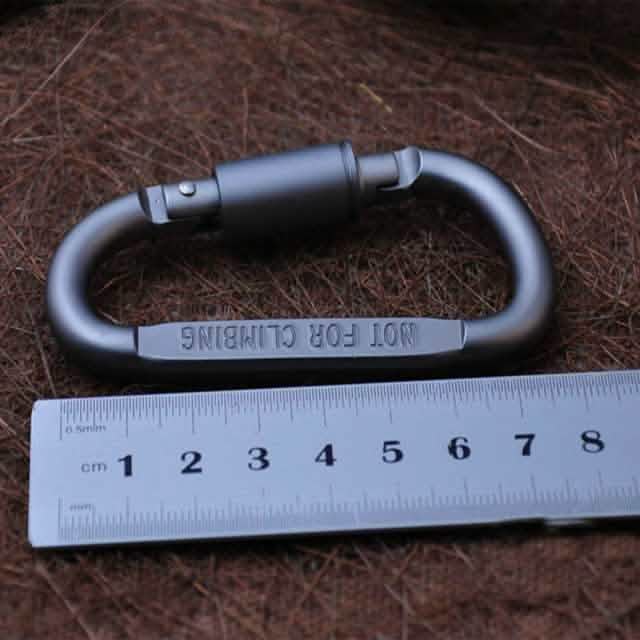 8-Pack: Aluminum Outdoor Carabiner