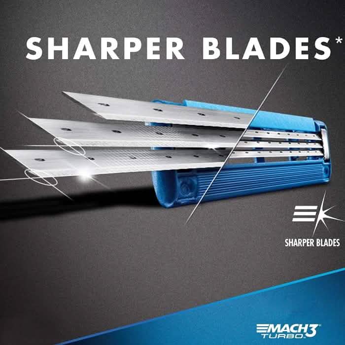 8-Pack: Gillette Mach3 Turbo Men's Razor Blades