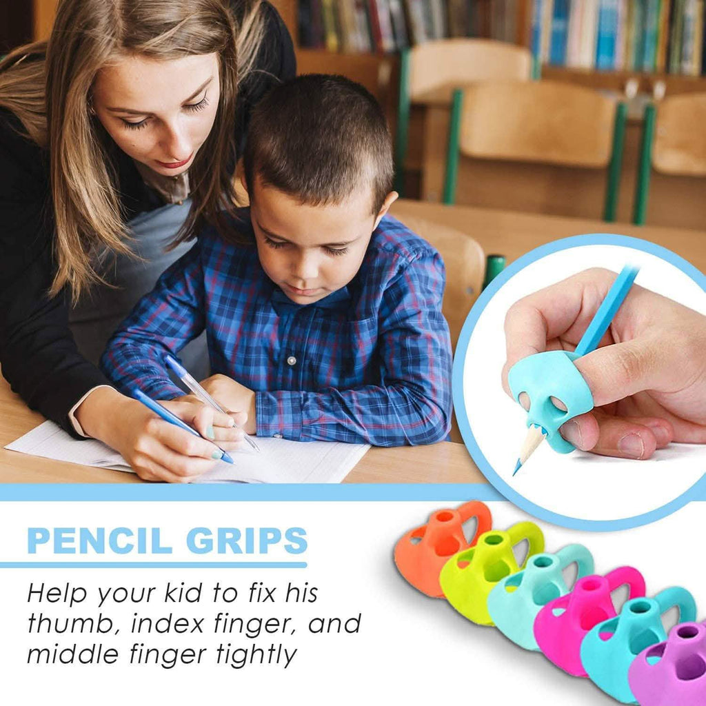 8-Pack: Pencil Grips Handwriting Trainers for Kids