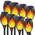 8-Pack: Solar Torch Light with Flickering Flame