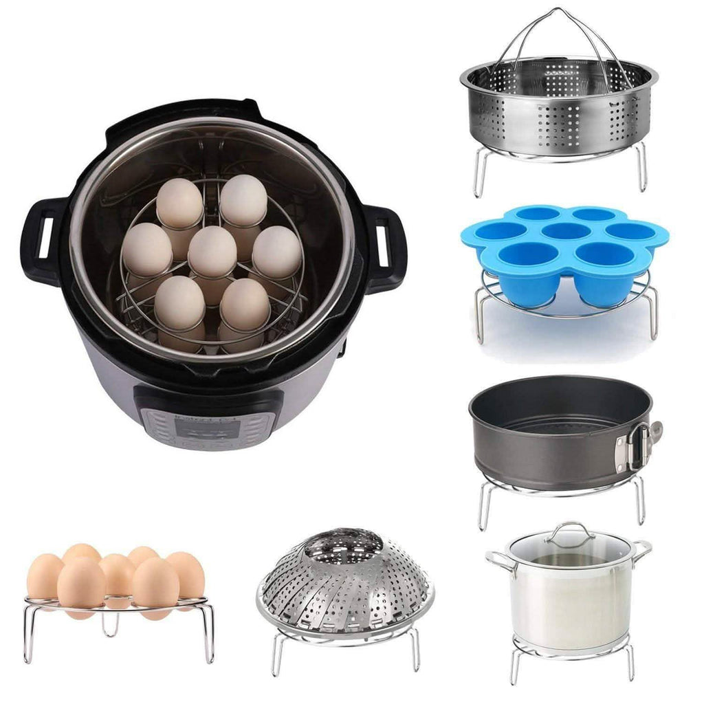 8-Pack: Steamer Basket Egg Steam Rack Camping Cooking Set