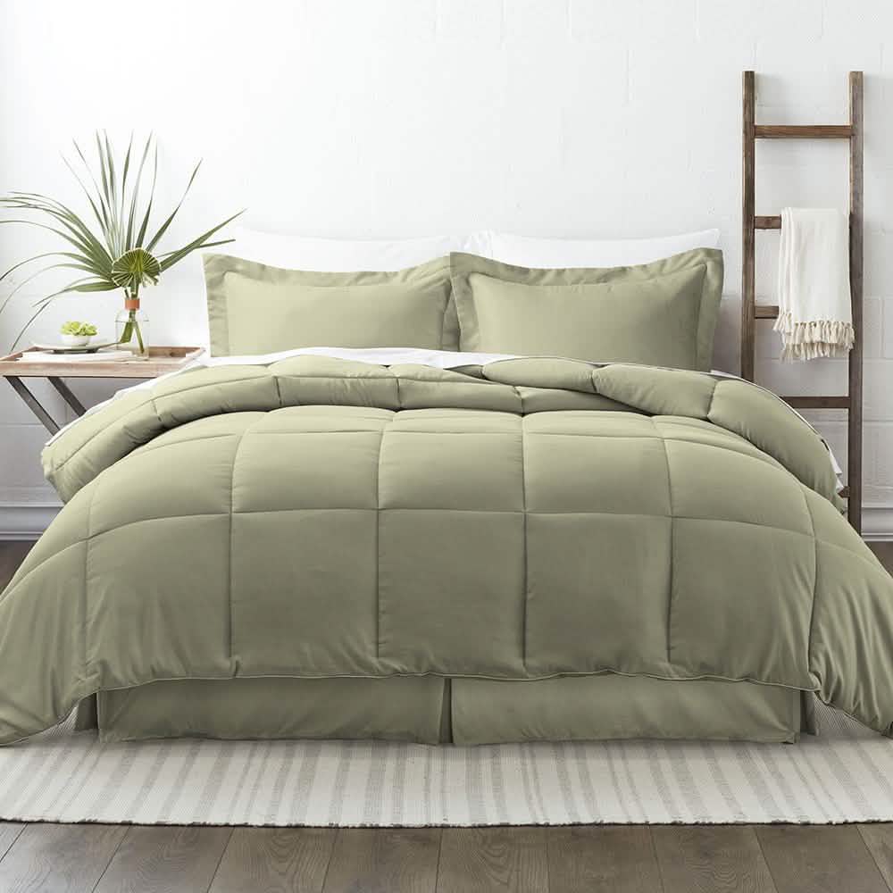 8-Piece: Bed in a Box Hypoallergenic Double Brushed Deep Pocket Set