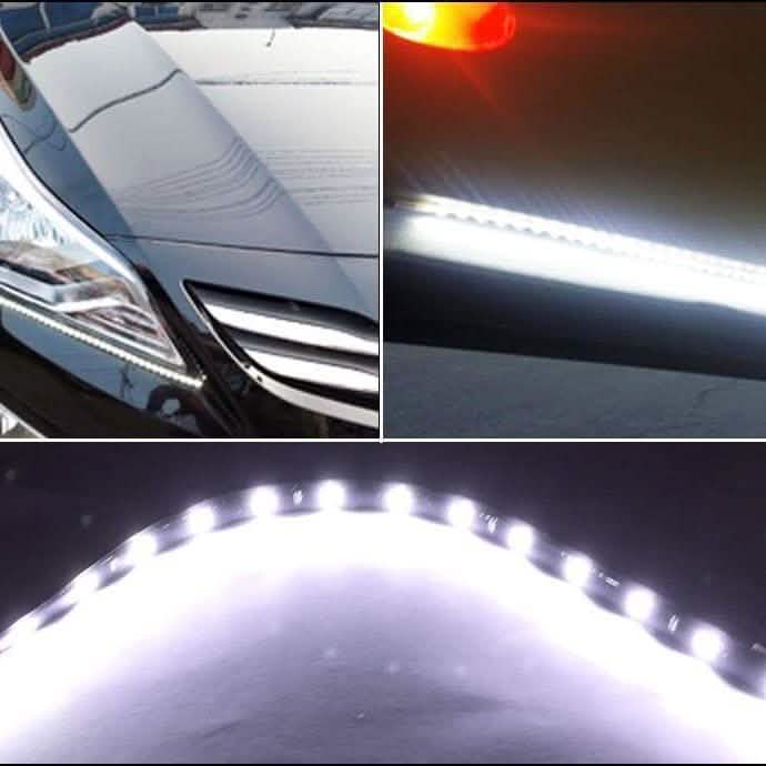 8-Piece: Flexible Waterproof LED Strip Light for Car