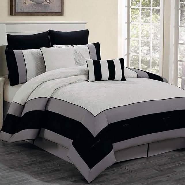 8-Piece: Kensie Oversized Queen Comforter Set