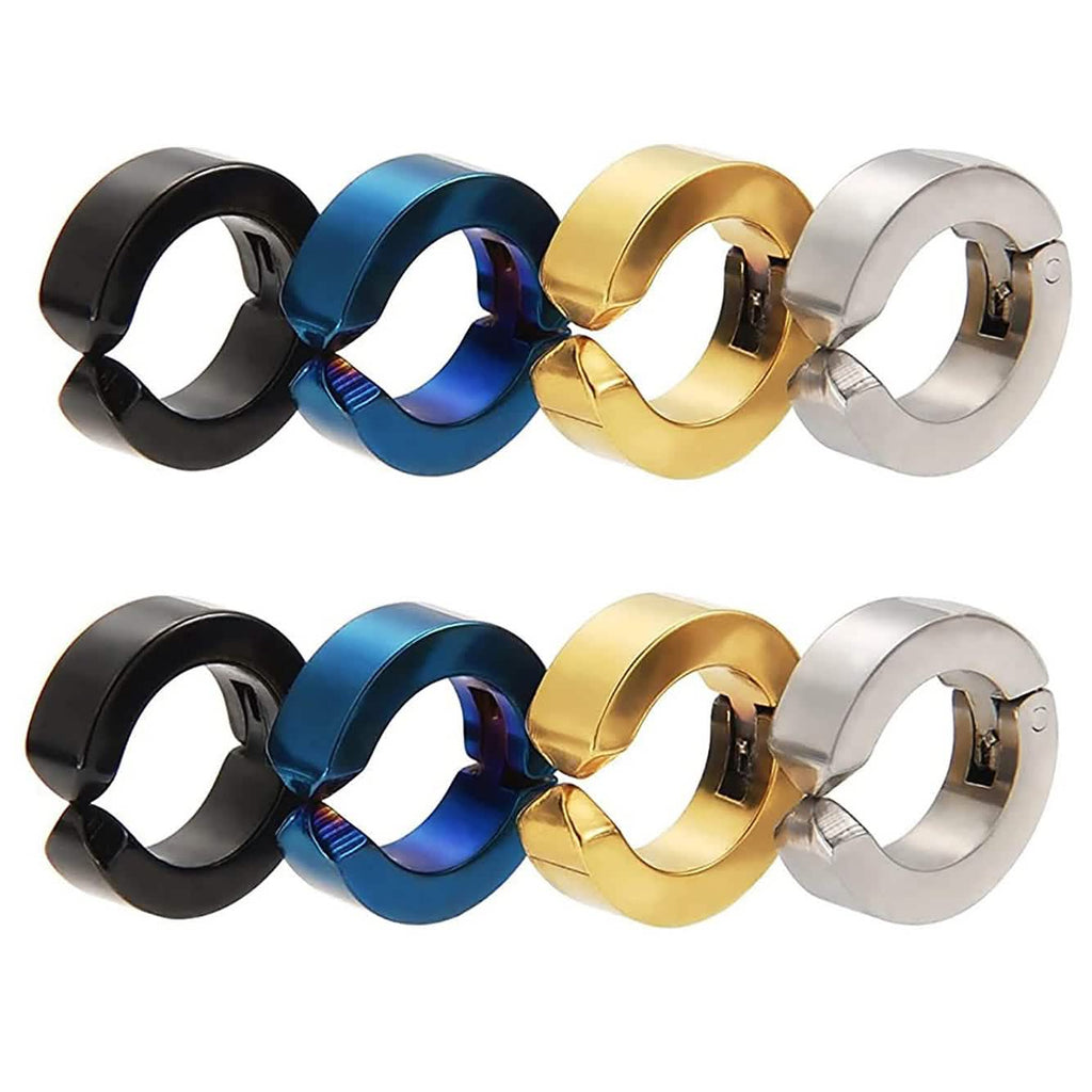8-Piece: Mudder Non-Pierced Earring Clip