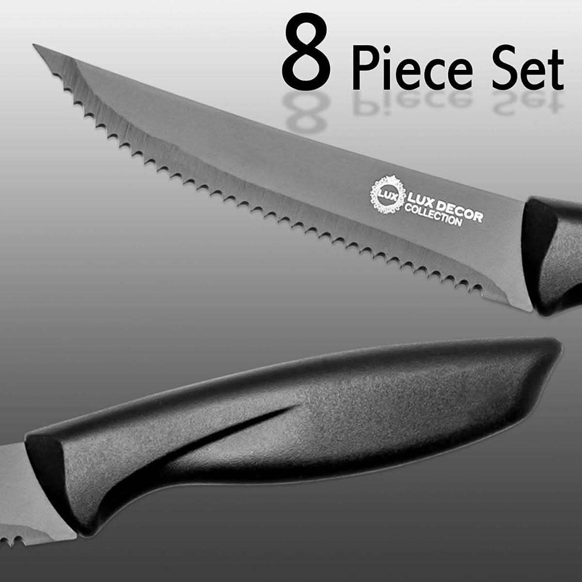 8-Piece Set:  Stainless Steel Knives set
