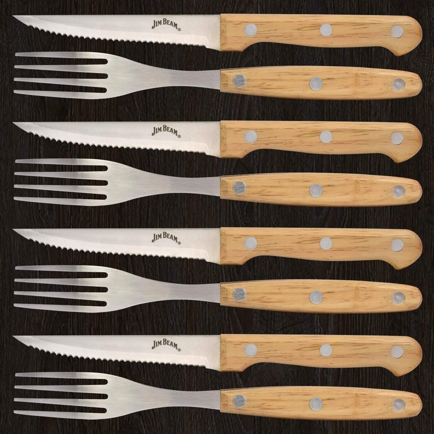 8-Piece Set: Steak Knife and Fork Set