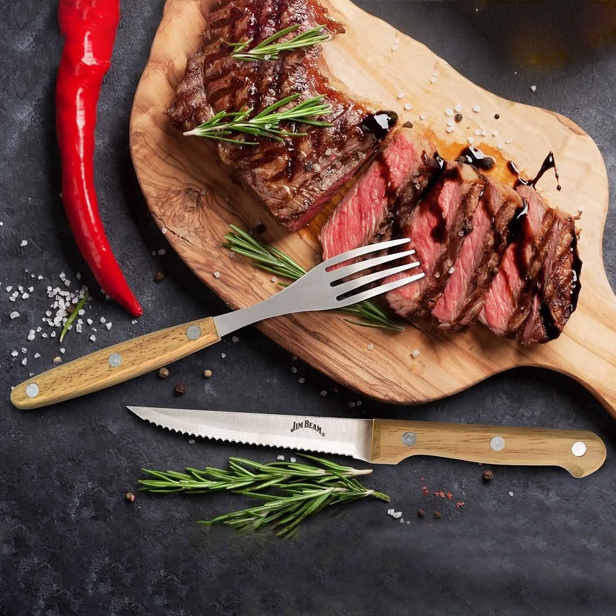 8-Piece Set: Steak Knife and Fork Set