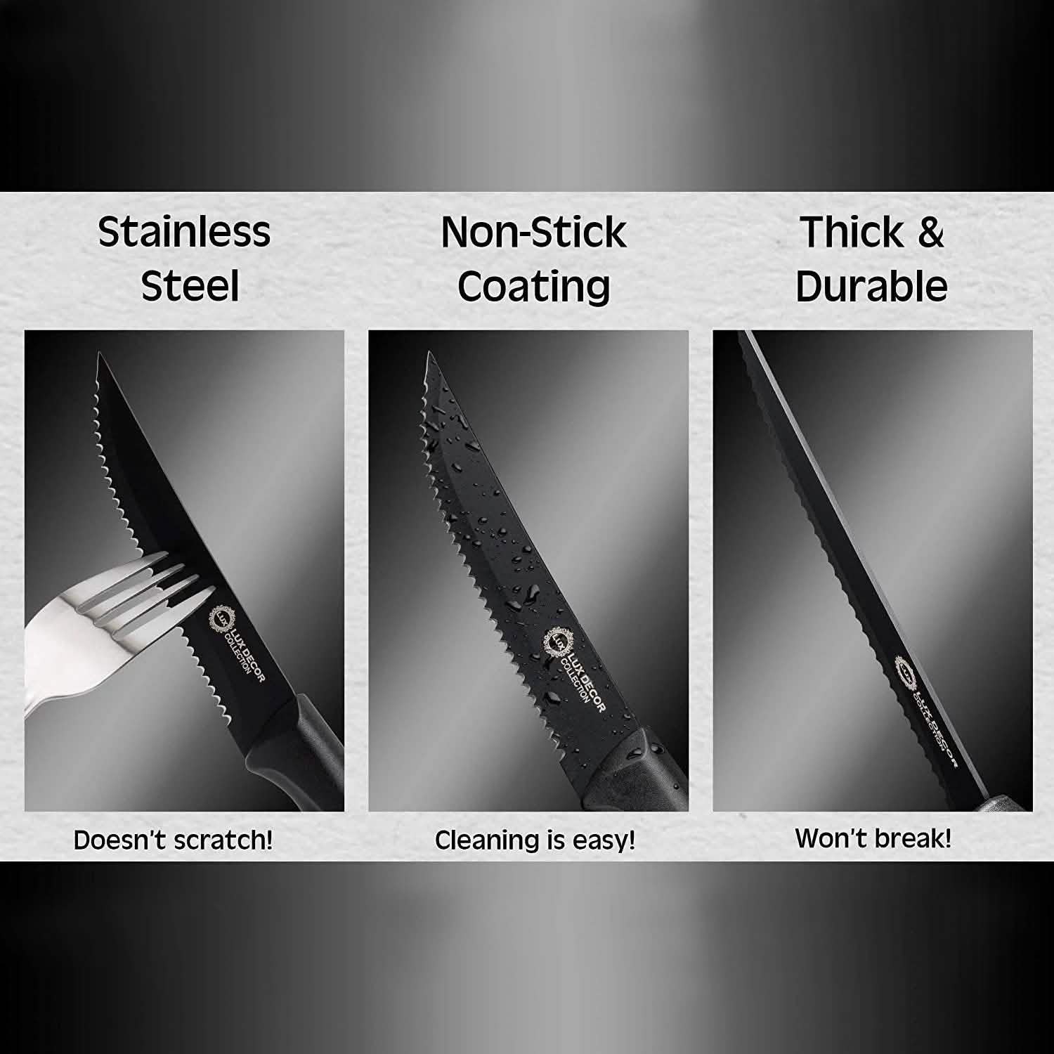 8-Piece Set: Steak Knife Stainless Steel