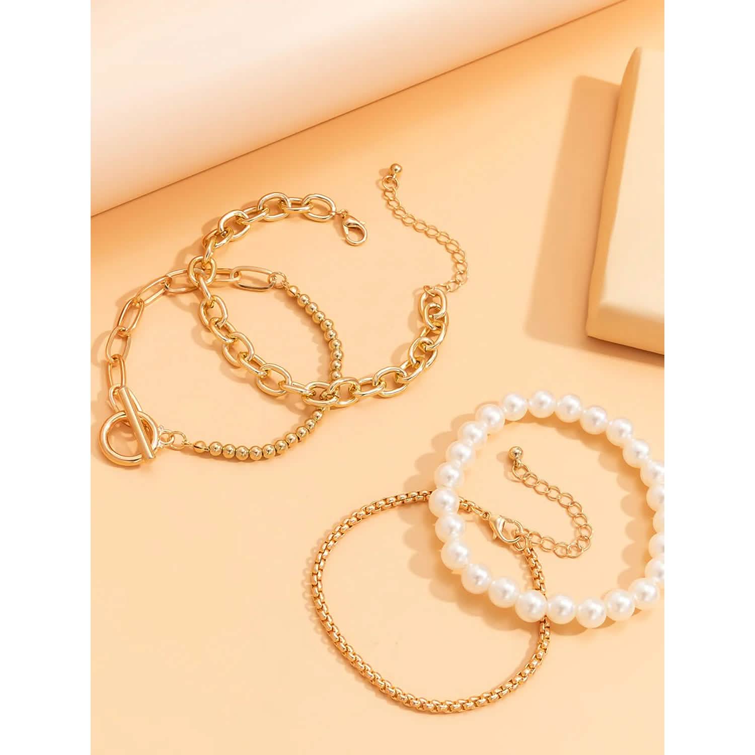 8-Piece: Women's Modern Street Geometric Bracelet