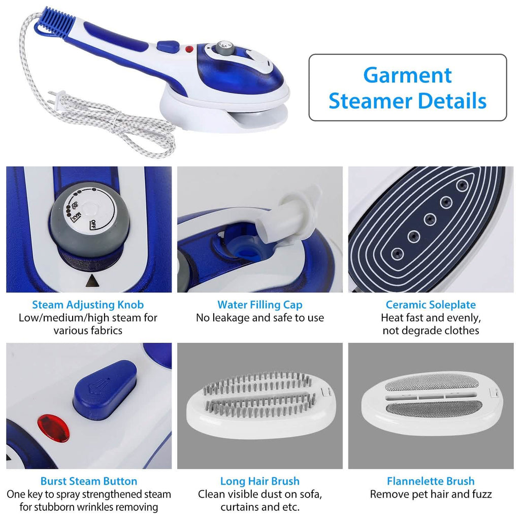 800W Portable Iron Garment Steamer
