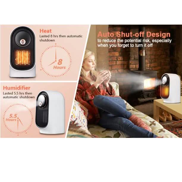 800W Space Heater with Humidifier