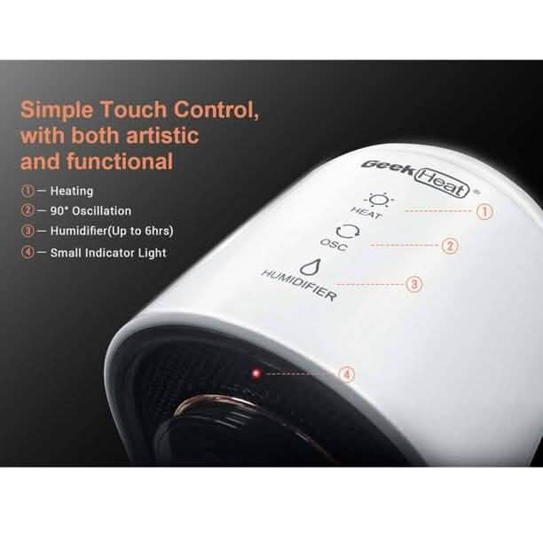 800W Space Heater with Humidifier