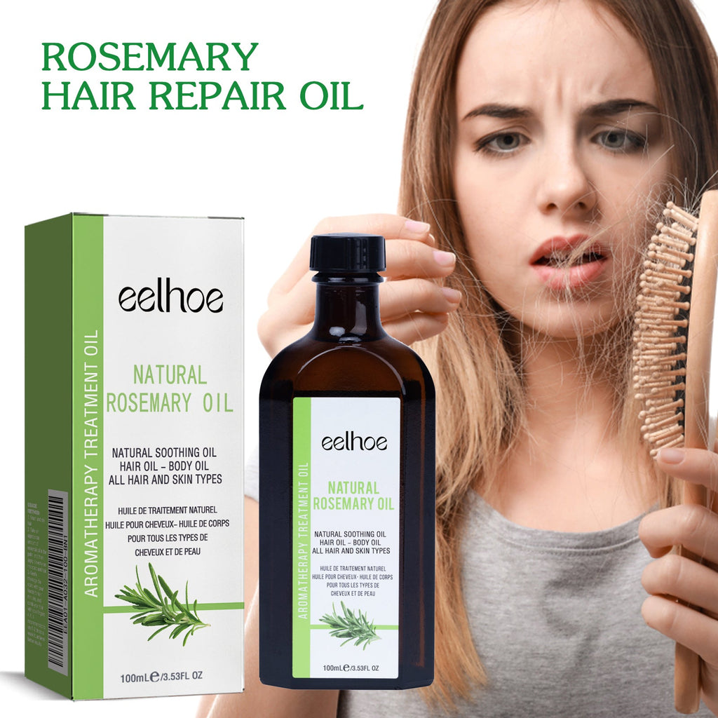 Rosemary Essential Oil For Hair Care, Anti-Frizz, Long Lasting, Soft Stay, Repair, Perm And Dye Hair Care