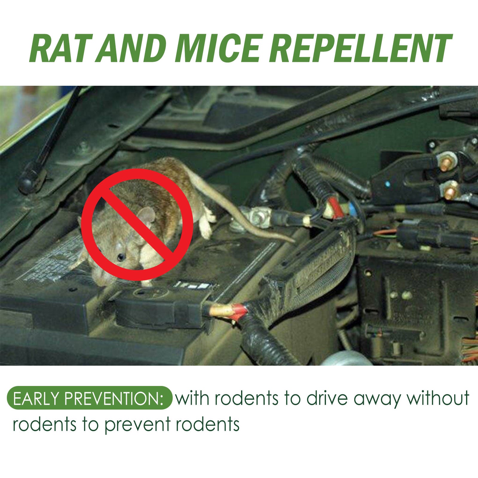 Rat Repellent Pill, Car Engine Outdoor Home Indoor Rat Repellent Pill