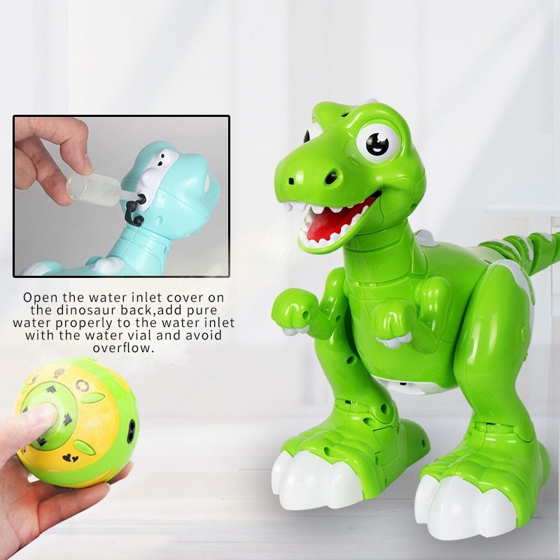 Remote Control DNOSAUR Intelligent Electronic Spray Music Dance 2-Colors