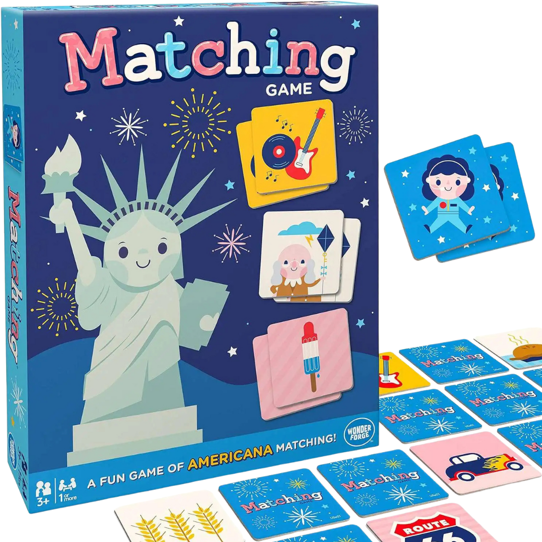 Wonder Forge Matching Game: Americana Edition (3Y+)