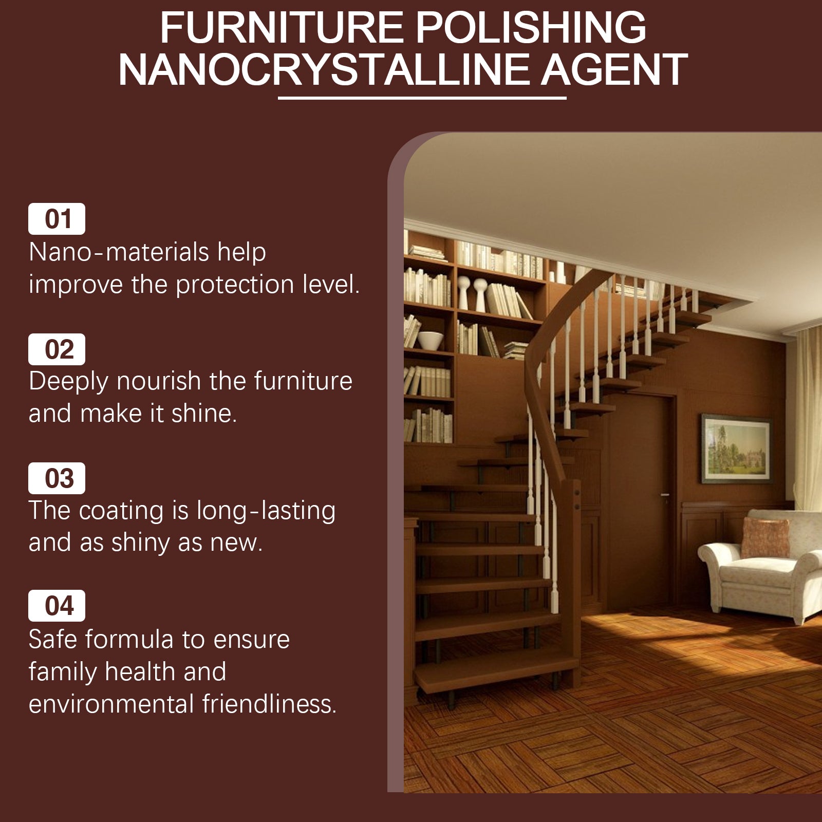 Furniture Polishing Nanocrystalline Coating Agent Cleaning And Polishing Agent Gentle Care And Maintenance Polish