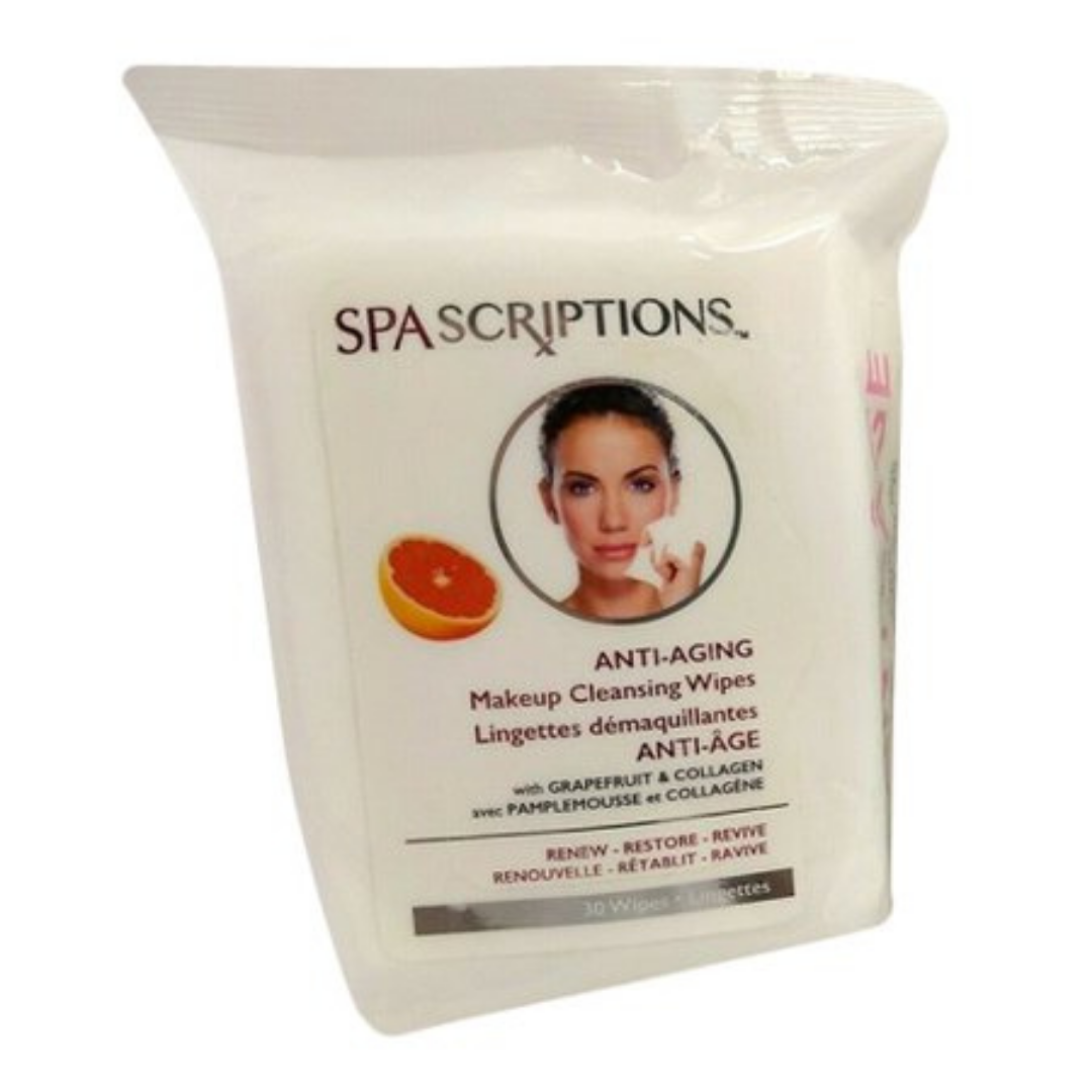 Spascriptions Anti-Aging Makeup Cleansing Wipes (30ct)