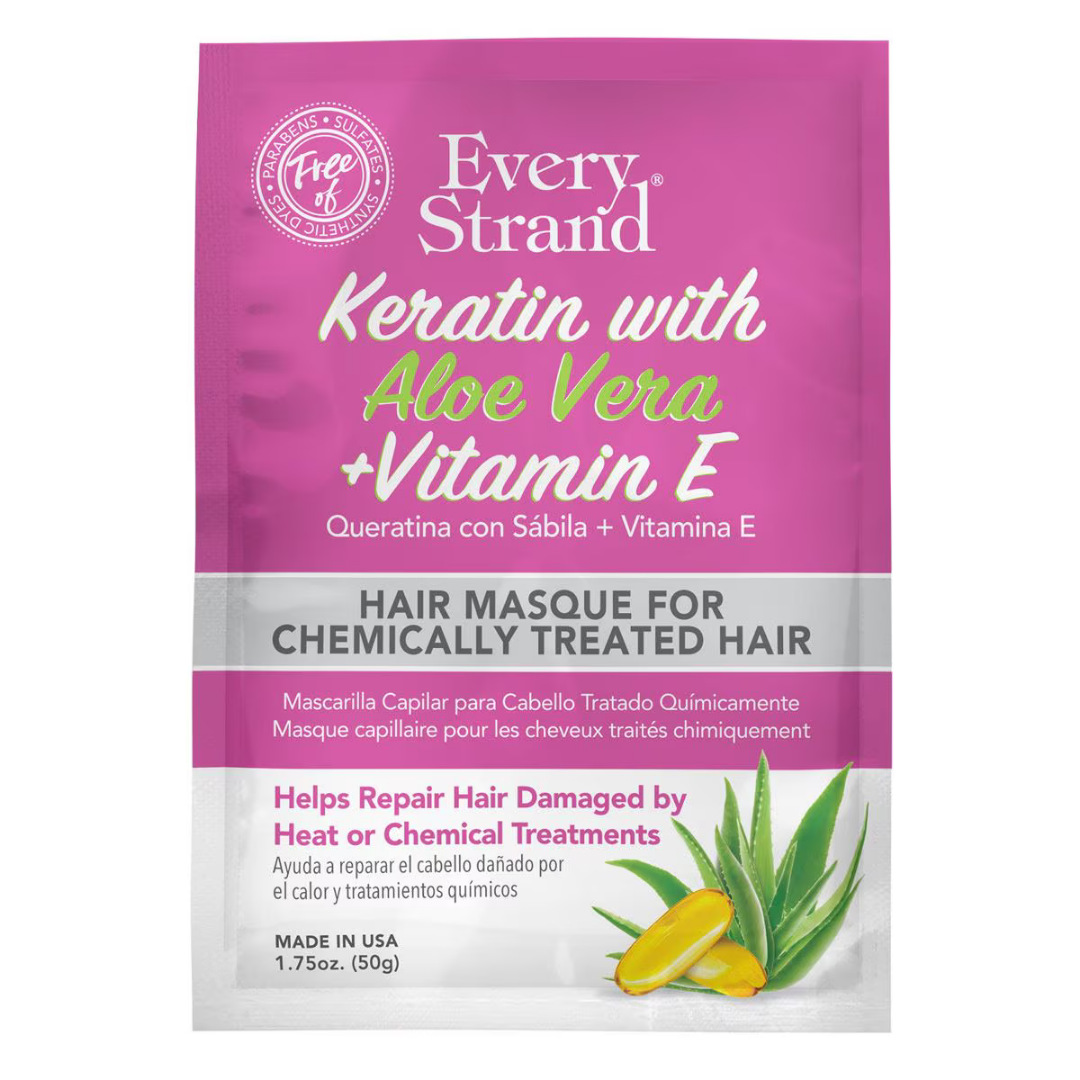Every Strand Keratin with Aloe Vera + Vitamin E Hair Masque (1.75 oz)