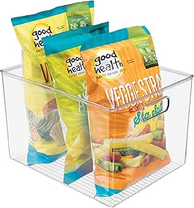 Multi-Purpose Storage Bin with Handles Clear