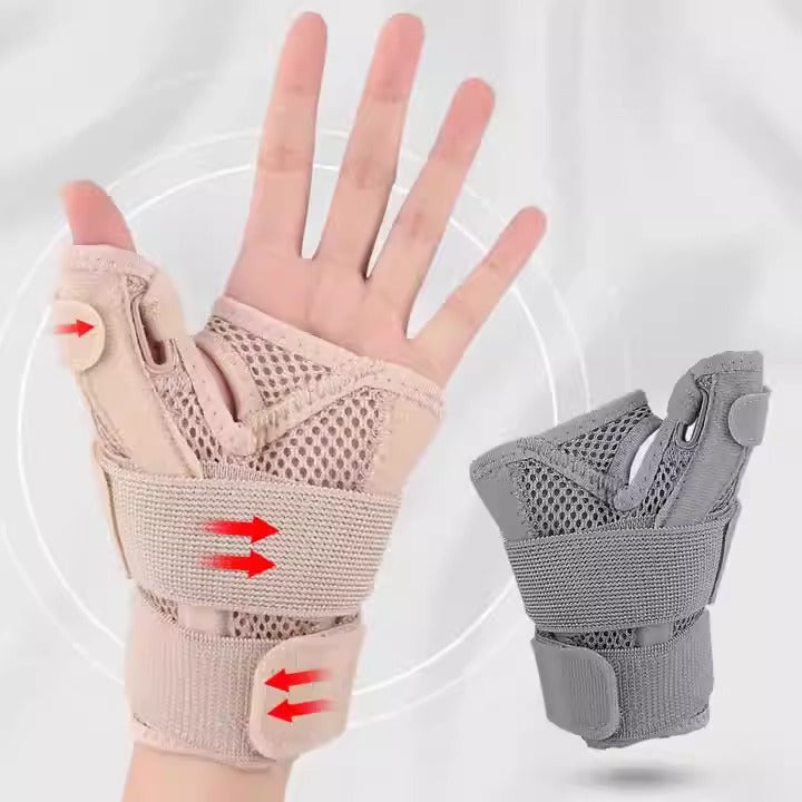 Bidirectional support wrist guard fitness exercise adjustable fixed finger guard wrist guard for left and right hands