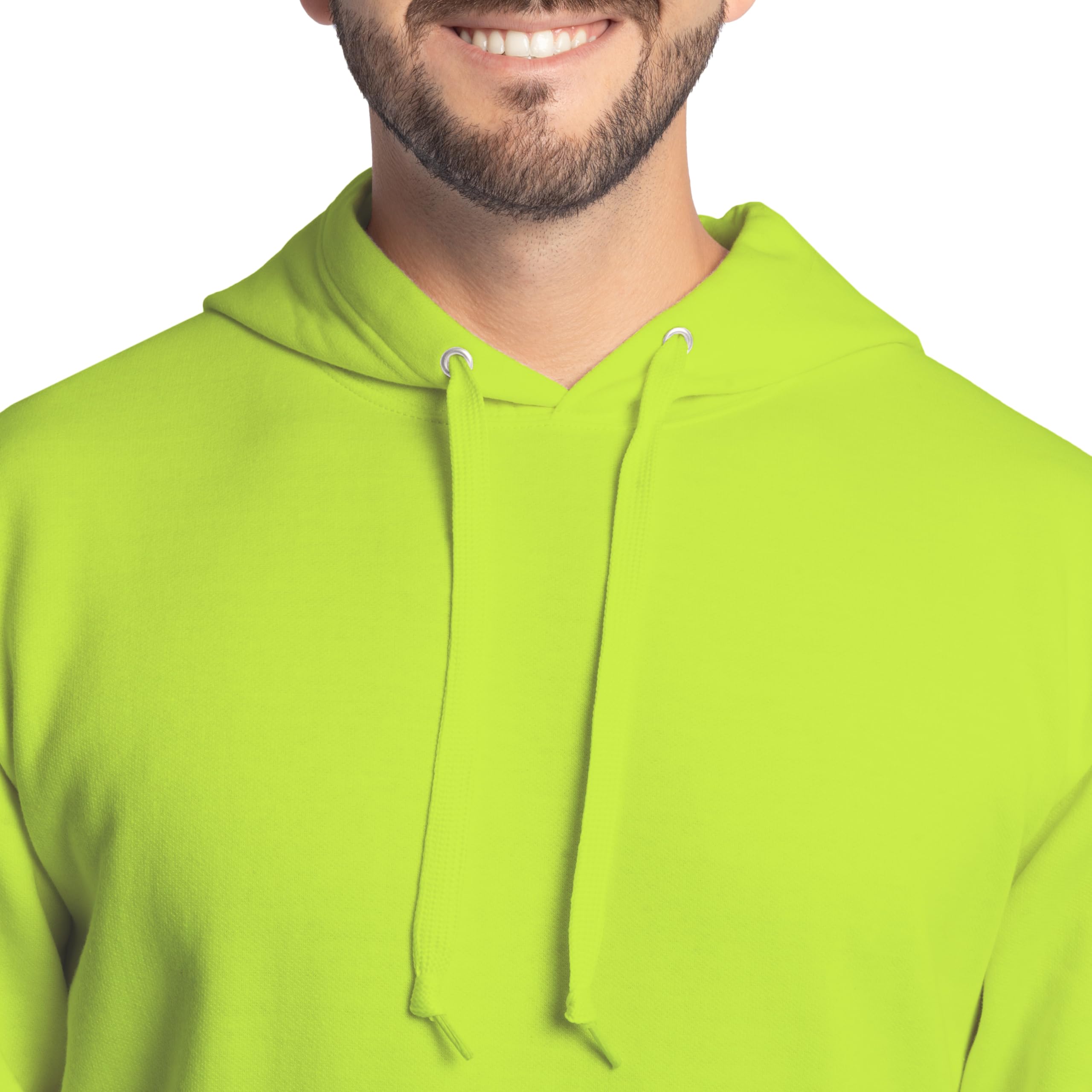 Fruit of the Loom mens Eversoft Fleece Sweatshirts & Hoodies Shirt, Pullover - Black, Large US