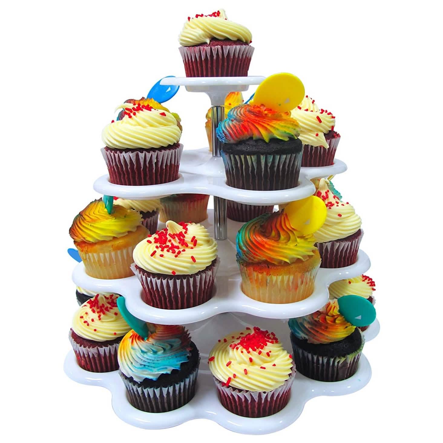 Imperial 4 Tier Plastic Cupcake/Dessert Stand