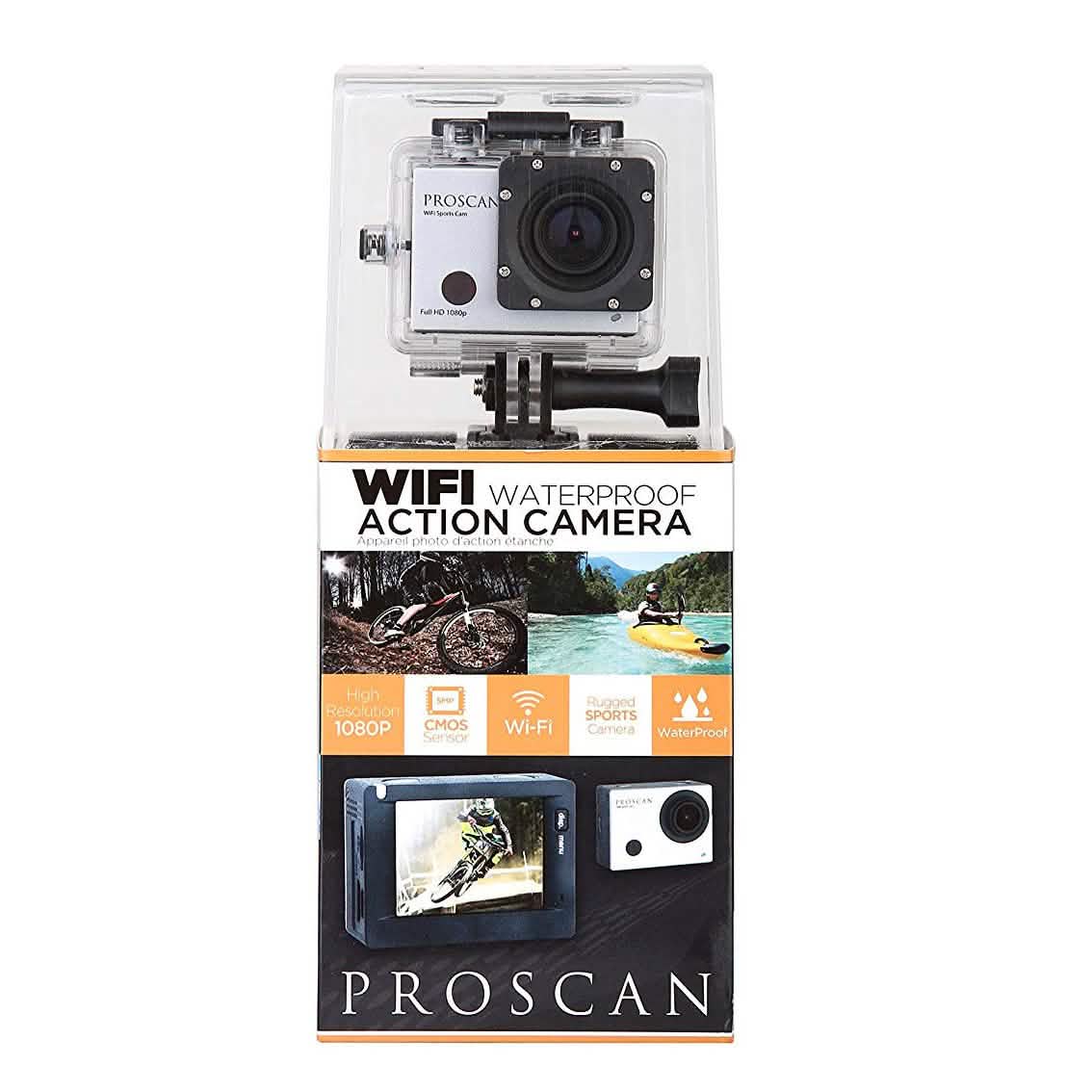 Proscan PAC2501 1080p Full HD Wi-Fi Action Camera
