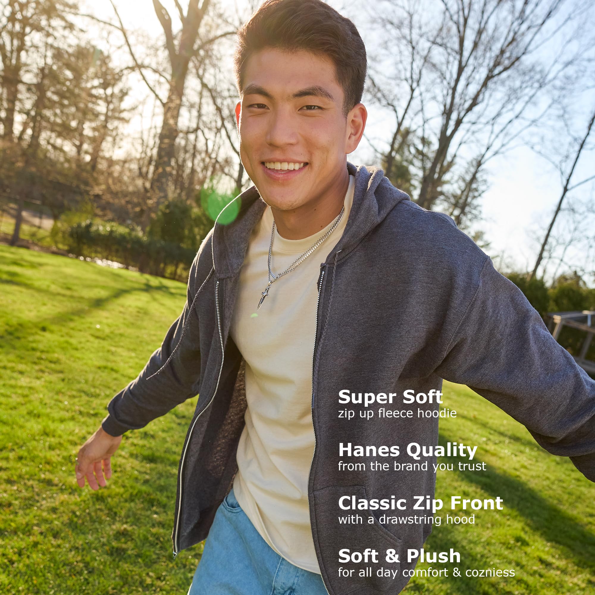 Men's Full-Zip Eco-Smart Hoodie