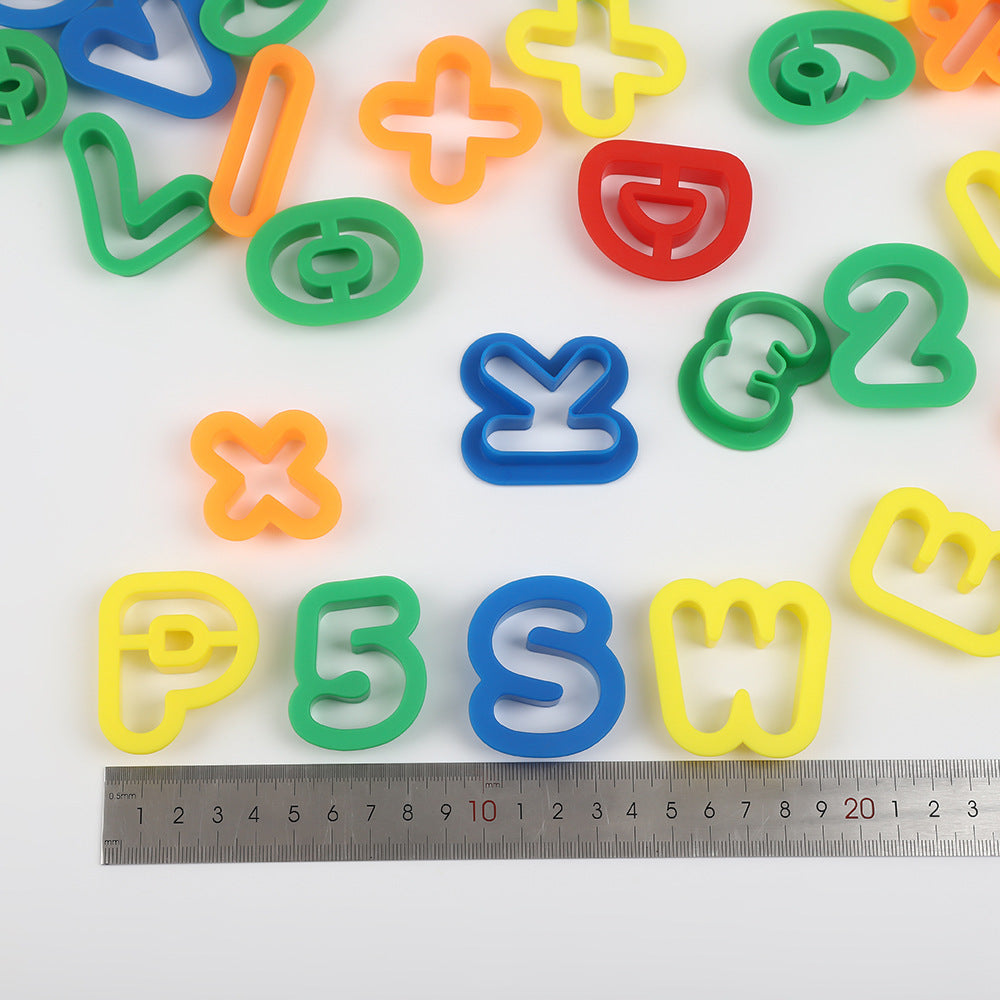 DIY Plastic Molds For Children's Colored Clay Handicraft Class