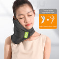 Memory Foam Travel Pillow for Plane, Train & Car - Neck Support Cushion with Washable Cover, Ideal for Sleeping