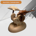 Dolphin Companion Stress-Relief Solid Wood Ornament