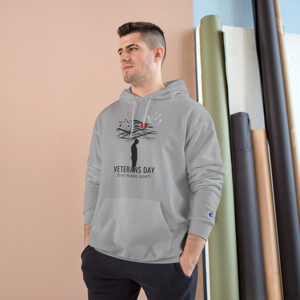 Veterans Day Champion Hoodie, Cozy Hoodie, Gift for Veterans, Memorial Day Apparel, Support Our Troops