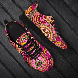 Printed Sports And Leisure Mesh Running Shoes For Men And Women